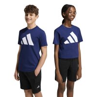 adidas Essentials T-Shirt Kinder - dkblue/white