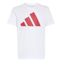 adidas Essentials T-Shirt Kinder - white/purrub