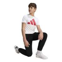 adidas Essentials T-Shirt Kinder - white/purrub