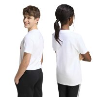 adidas Essentials T-Shirt Kinder - white/purrub