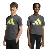 adidas Essentials T-Shirt Kinder - grey six/orbgry/frolem/