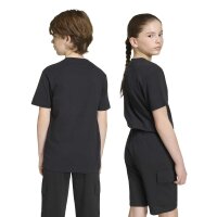 adidas Essentials T-Shirt Kinder - black/white/purrub/so