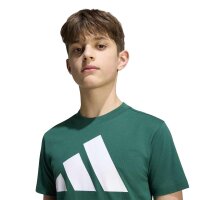 adidas Essentials T-Shirt Kinder - cgreen/white