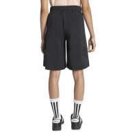 adidas Future Icons 3 Stripes Long kurze Hose Kinder - black/black