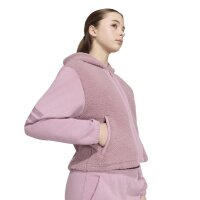 adidas Future Icons 3-Stripes Full-Zip Hooded Jacke Kinder - magmau/wonorc