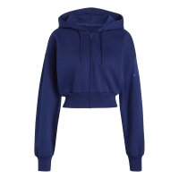adidas SL+ Fleece Full-Zip Hoodie Damen - dkblue