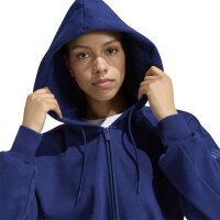 adidas SL+ Fleece Full-Zip Hoodie Damen - dkblue