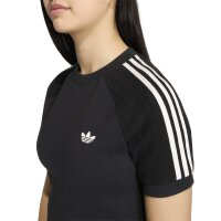 adidas Knit 3stripe T-Shirt Kinder - black