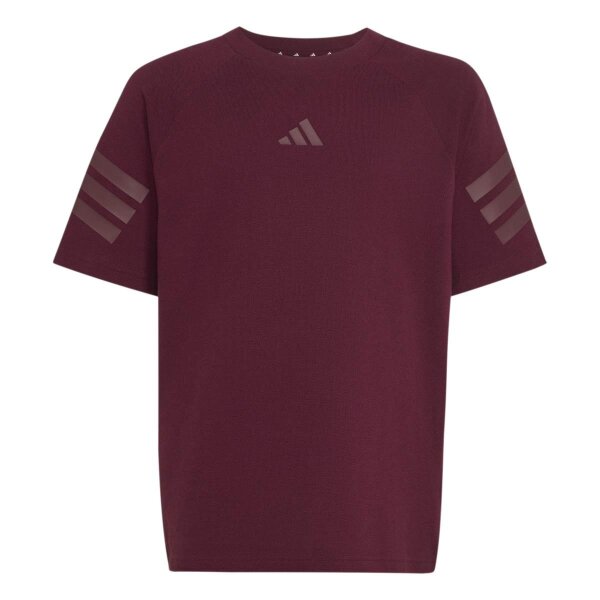 adidas Future Icons 3 Stripes T-Shirt Kinder - maroon/maroon