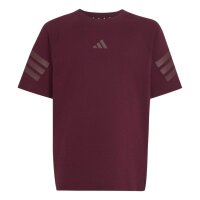 adidas Future Icons 3 Stripes T-Shirt Kinder - maroon/maroon