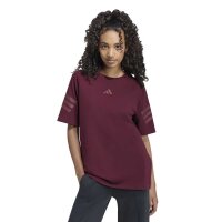 adidas Future Icons 3 Stripes T-Shirt Kinder - maroon/maroon