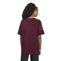 adidas Future Icons 3 Stripes T-Shirt Kinder - maroon/maroon