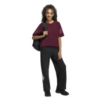 adidas Future Icons 3 Stripes T-Shirt Kinder - maroon/maroon