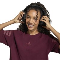 adidas Future Icons 3 Stripes T-Shirt Kinder - maroon/maroon