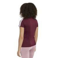 adidas Train Essentials 3-Stripes T-Shirt Kinder - maroon/white