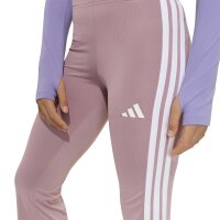 adidas Train Essentials 3-Stripes Flared Leggings Kinder - magmau/white