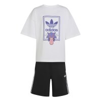 adidas Loose Set Kinder - white/black