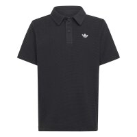 adidas Waffle Knit Polo Shirt T-Shirt Kinder - black