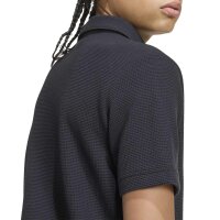adidas Waffle Knit Polo Shirt T-Shirt Kinder - black