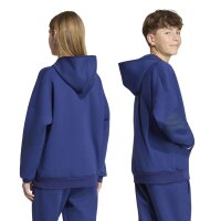 adidas Future Icons 3 Stripes Kapuzenjacke Kinder - dkblue/nindig