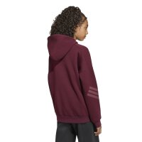 adidas Future Icons 3 Stripes Kapuzenjacke Kinder - maroon/maroon