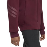 adidas Future Icons 3 Stripes Kapuzenjacke Kinder - maroon/maroon