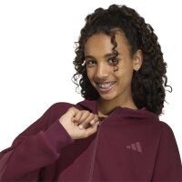 adidas Future Icons 3 Stripes Kapuzenjacke Kinder - maroon/maroon