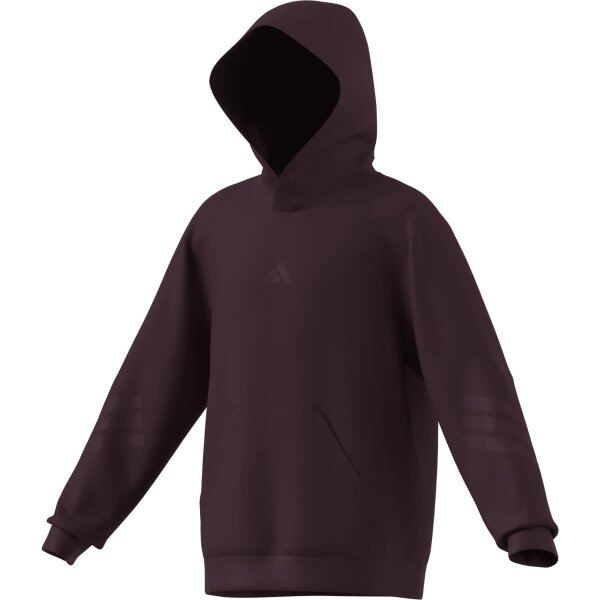 adidas FI 3-Stripes Hoodie Kinder - maroon/maroon