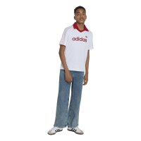 adidas LO Polo T-Shirt Kinder - white