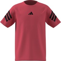 adidas Sport Icons 3 Stripes T-Shirt Kinder - purtur/black
