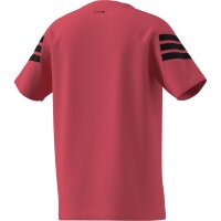 adidas Sport Icons 3 Stripes T-Shirt Kinder - purtur/black