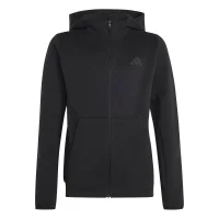 adidas Z.N.E. Full-Zip Kapuzenjacke Kinder - black/carbon