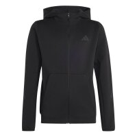 adidas Z.N.E. Full-Zip Kapuzenjacke Kinder - black/carbon