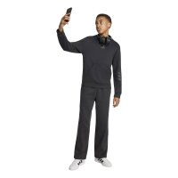 adidas FI 3-Stripes OH lange Hose Kinder - black/black