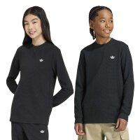 adidas Regular Waffle langarm Shirt Kinder - black