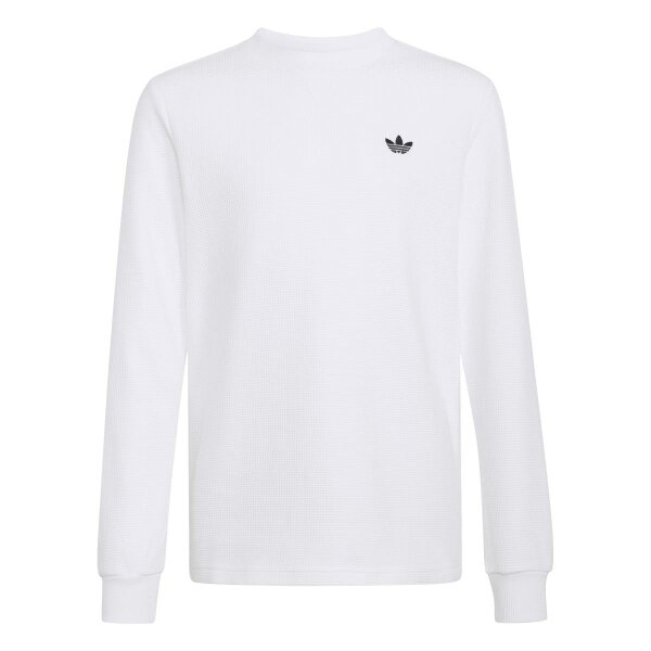 adidas Regular Waffle langarm Shirt Kinder - white