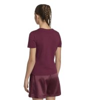 adidas Satin T-Shirt Kinder - maroon/maroon