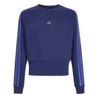 adidas Satin Sweatshirt Kinder - dkblue/dualin
