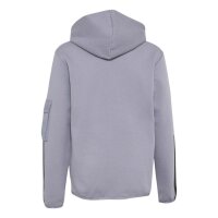 adidas Utility Pack Fleece Hoodie Kinder - slate/black/purlem
