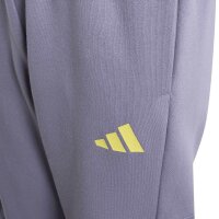 adidas Utility Pack Fleece Cargo lange Hose Kinder - slate/black/purlem