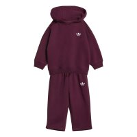 adidas Hoodie Pant Set Baby - maroon