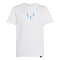 adidas Messi Icon Graphic T-Shirt Kinder - white