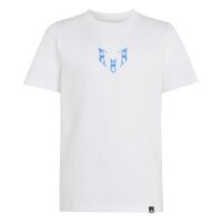 adidas Messi Icon Graphic T-Shirt Kinder - white
