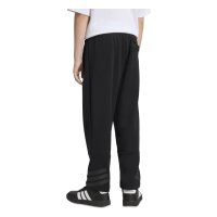 adidas Future Icons 3 Stripes Cuffed lange Hose Kinder - black/black