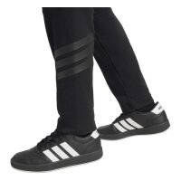 adidas Future Icons 3 Stripes Cuffed lange Hose Kinder - black/black