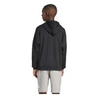 adidas Future Icons 3 Stripes Kapuzenjacke Kinder - black/black