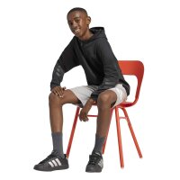 adidas Future Icons 3 Stripes Kapuzenjacke Kinder - black/black