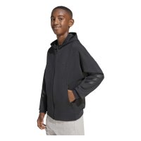 adidas Future Icons 3 Stripes Kapuzenjacke Kinder - black/black