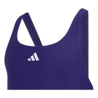 adidas Logo C-Back Badeanzug Kinder - cpurpl/white