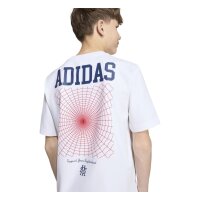 adidas Marvel Spider-Man Graphics T-Shirt Kinder - white/black